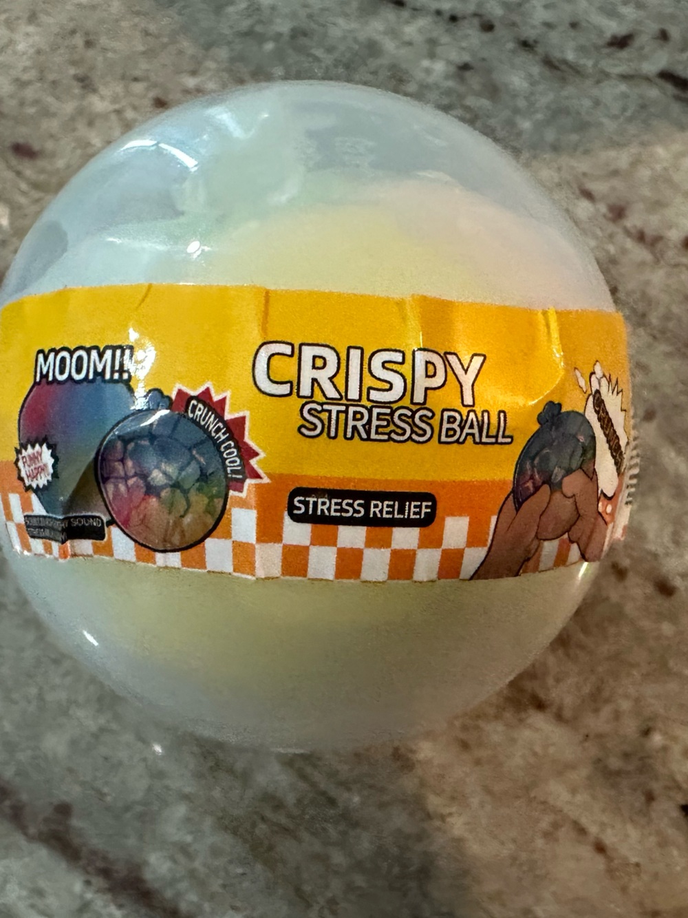 NEW Rare - Crispy squishy ball - Wax Cracking Squishy